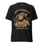 Probably Fine — Funny Pilot Tri-Blend Tee | Aperonautics