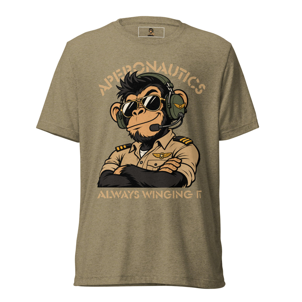 Always Winging It - Tri-Blend Tee | Aperonautics